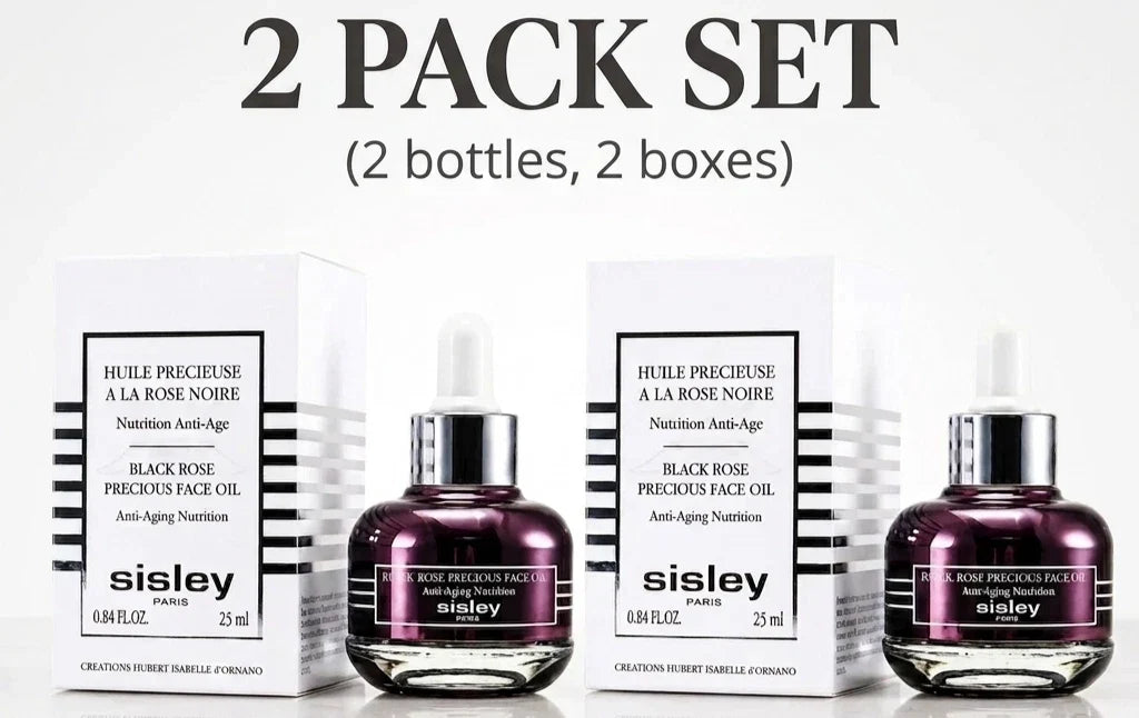 Sisley Black Rose Precious Face Oil – 0.84 oz / 25 mL – Pack of 2 – Brand New Fit And Glow