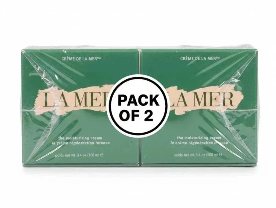 La Mer Crème de la Mer – The Moisturizing Cream 3.4 oz / 100 ml – Pack of 2 Fit And Glow