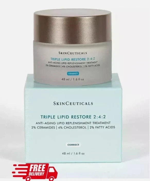 SKINCEUTICALS TRIPLE LIPID RESTORE 2:4:2 1.6 OZ SEALED NEW IN BOX Fit And Glow