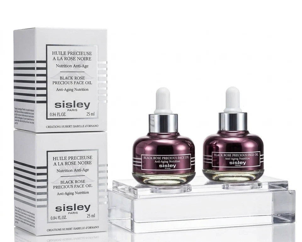 Sisley Black Rose Precious Face Oil – 0.84 oz / 25 mL – Pack of 2 – Brand New Fit And Glow