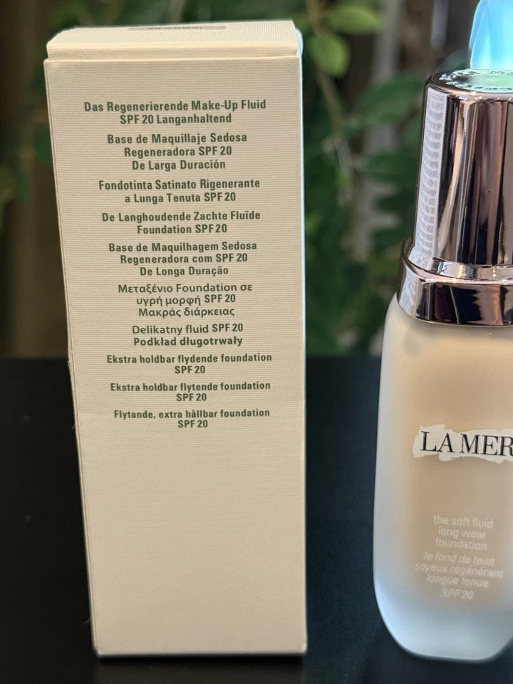 LA MER Skincolor Soft Fluid Long Wear Liquid Foundation SPF 20 Ivory 02 1 oz